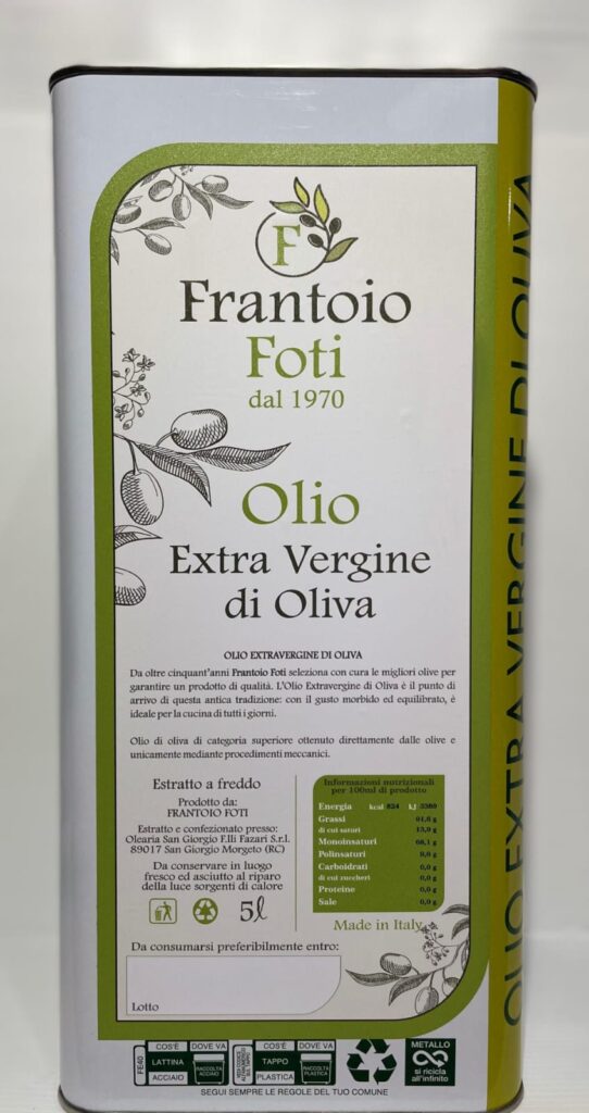 Tanica di olio